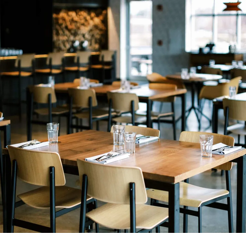 Dining room at Franka Pizzeria
