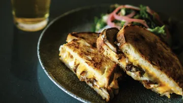 Roasted Mushroom Grilled Cheese